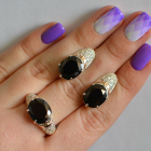 Срібний гарнітур