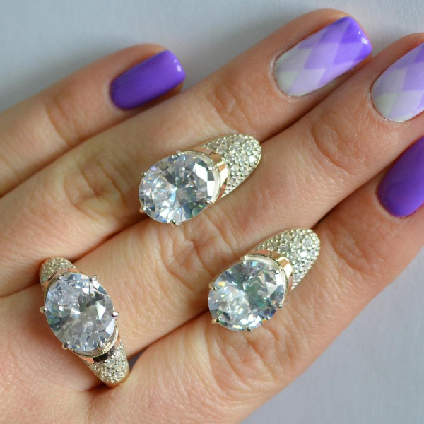 Срібний гарнітур