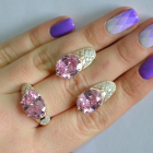 Срібний гарнітур