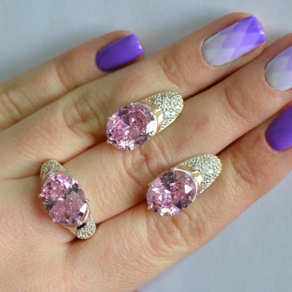 Срібний гарнітур