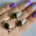 Срібний гарнітур