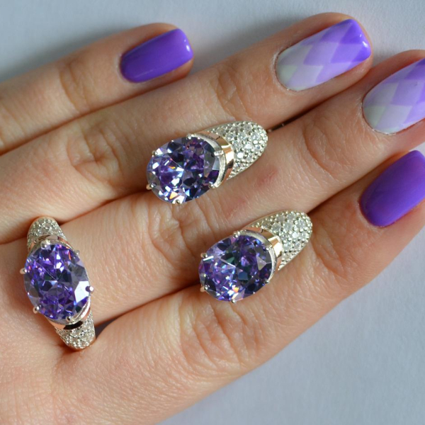 Срібний гарнітур