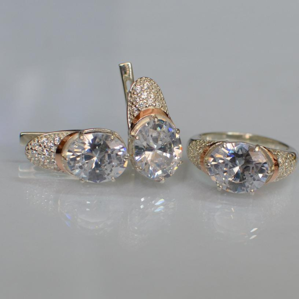 Срібний гарнітур