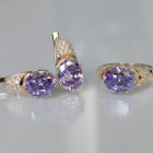 Срібний гарнітур