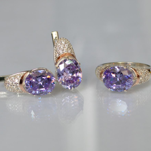 Срібний гарнітур