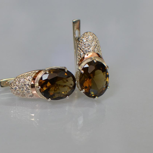 Срібні сережки