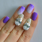 Срібні сережки