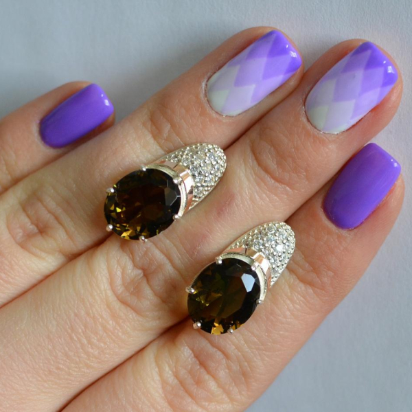 Срібні сережки