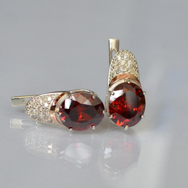 Срібні сережки