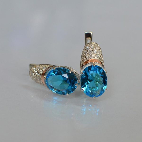 Срібні сережки