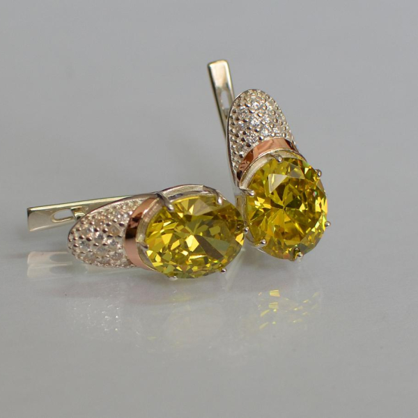 Срібні сережки