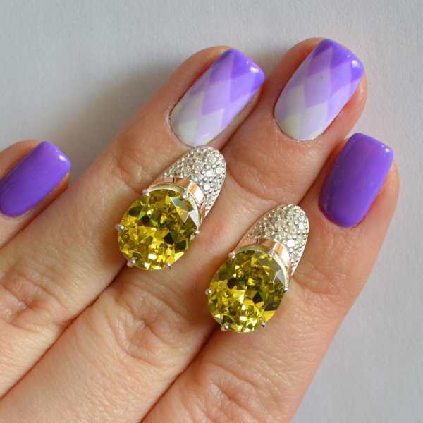 Срібні сережки