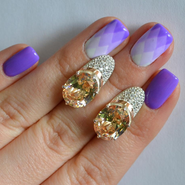 Срібні сережки