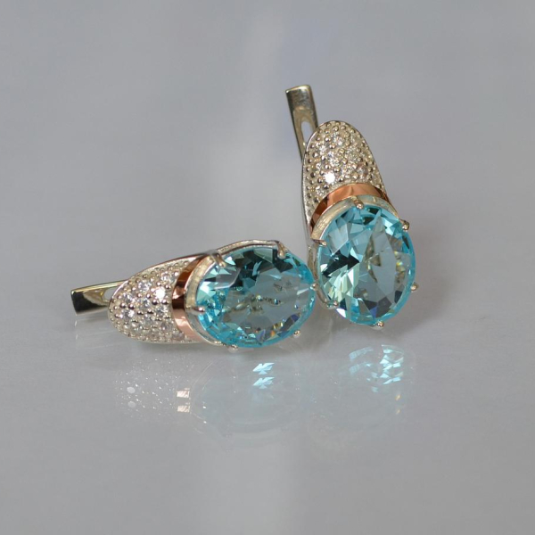 Срібні сережки