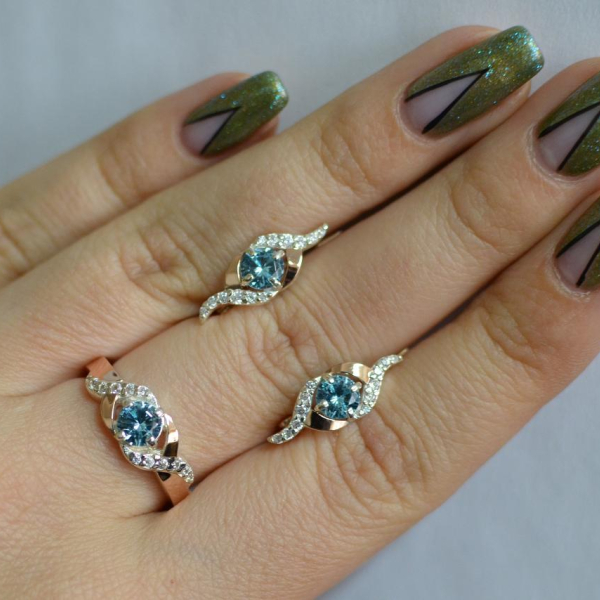 Срібний гарнітур з золотими пластинами