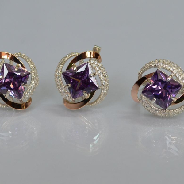 Серебряный набор