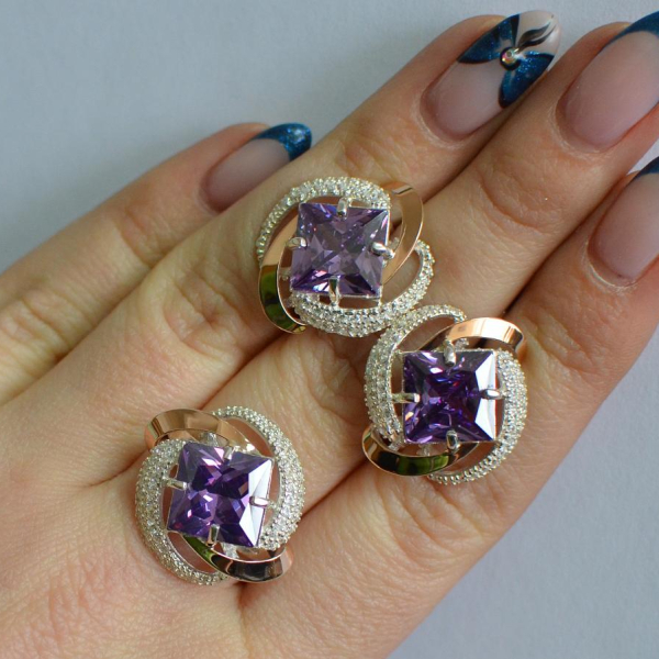 Серебряный набор