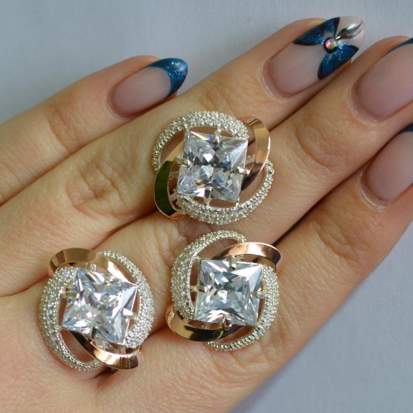 Серебряный набор