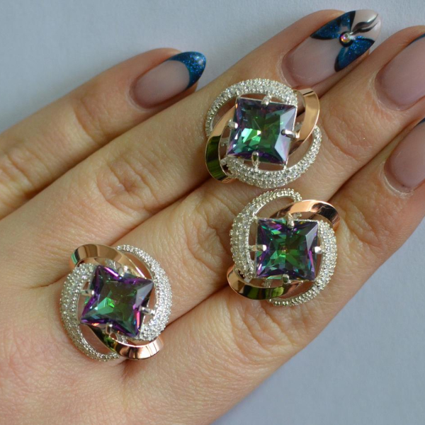 Серебряный набор