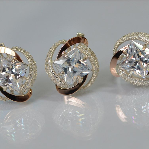 Серебряный набор