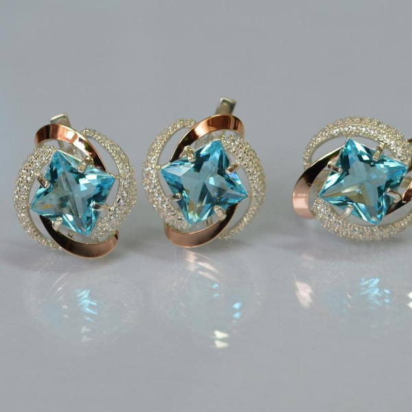 Серебряный набор