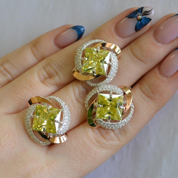 Серебряный набор