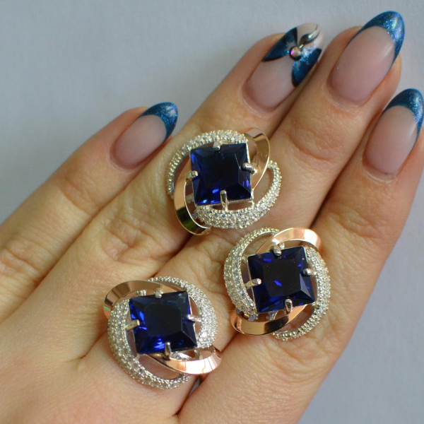 Серебряный набор