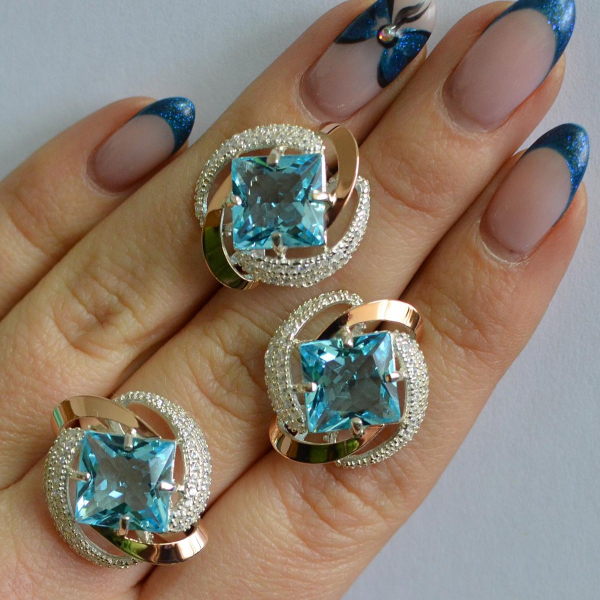 Серебряный набор