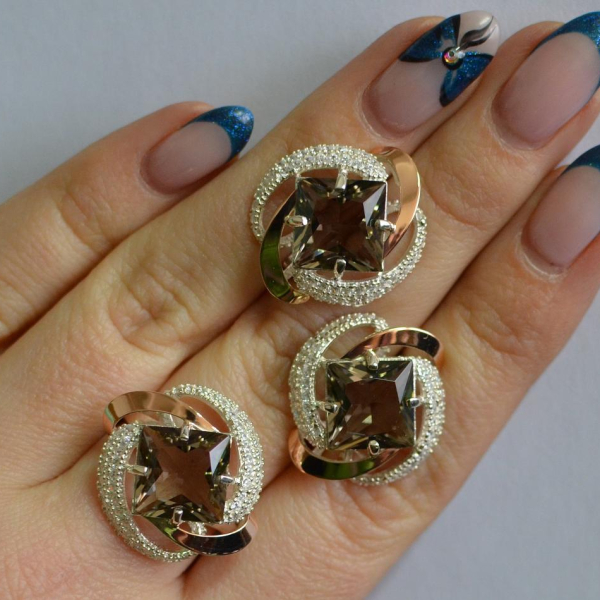 Серебряный набор