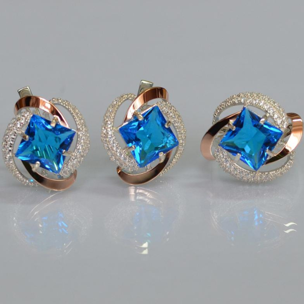 Серебряный набор