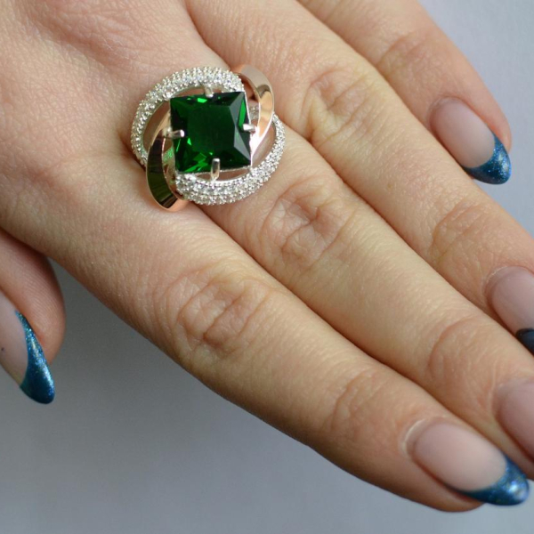 Срібна каблучка