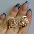 Срібні сережки