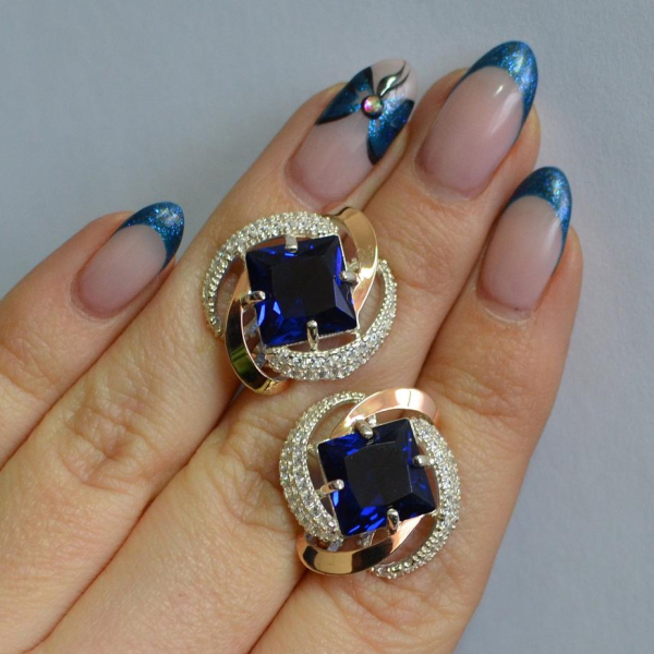 Срібні сережки