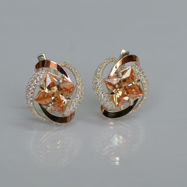 Срібні сережки