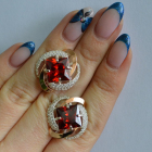 Срібні сережки