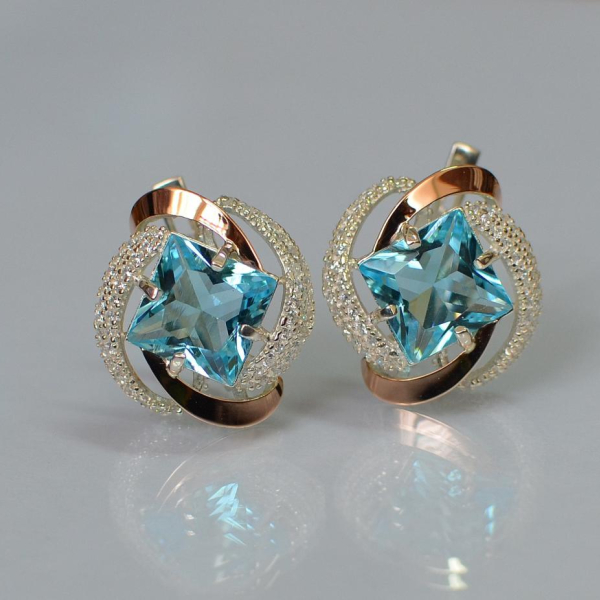 Срібні сережки