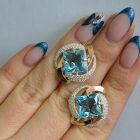 Срібні сережки