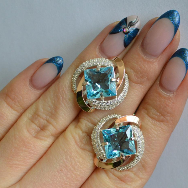 Срібні сережки