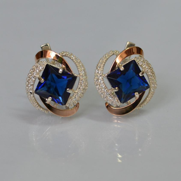 Срібні сережки