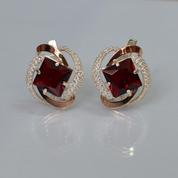 Срібні сережки