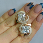 Срібні сережки