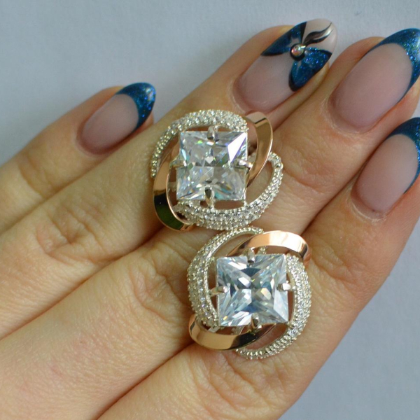 Срібні сережки