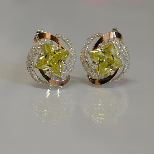 Срібні сережки