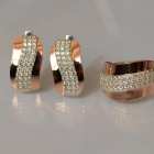 Срібний гарнітур з золотими накладками