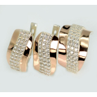 Срібний гарнітур з золотими накладками