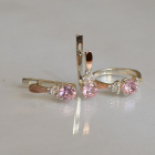 Серебряный гарнитур с золотом