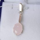 Серебряная подвеска с золотими вставками