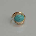 Срібна каблучка з золотом