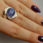 Срібна каблучка з золотом