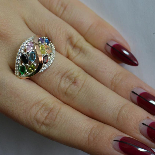 Серебряное кольцо